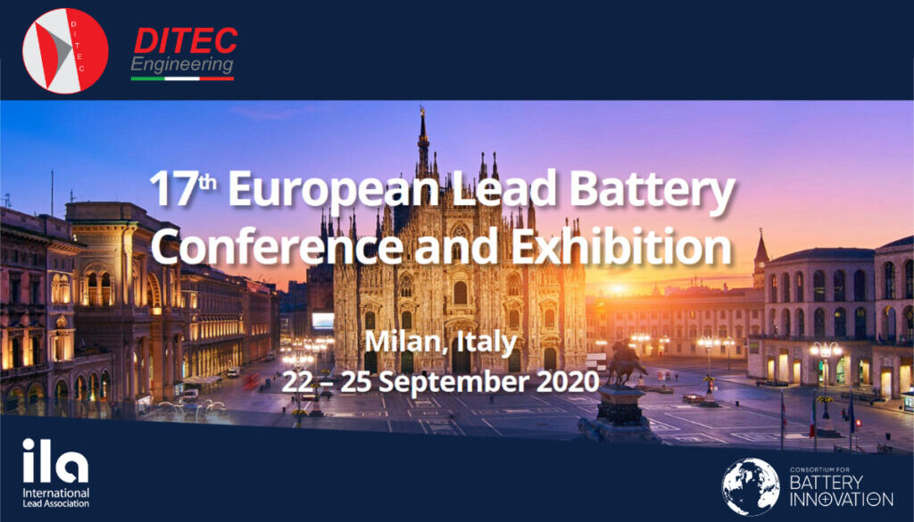 17ELBC Battery Conference 2020 17ELBC Battery Conference 2020_ditec_engineering_lead_battery_industry