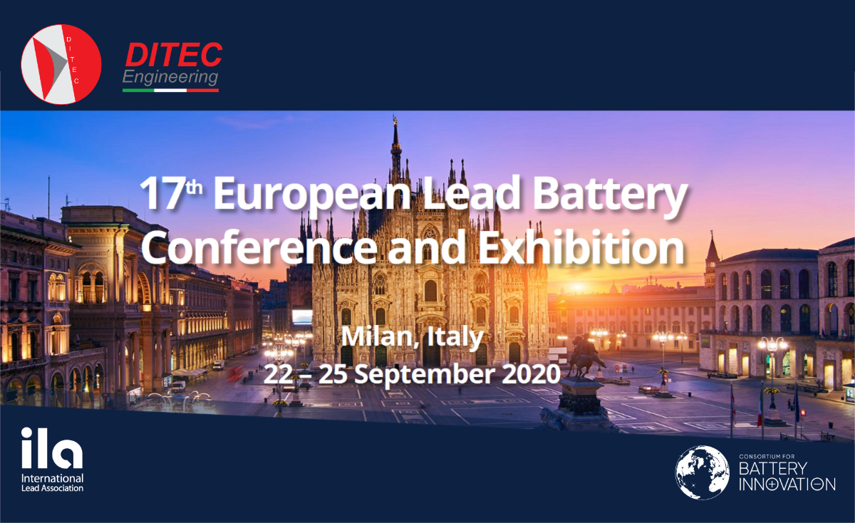 17ELBC Battery Conference 2020_ditec_engineering_lead_battery_industry